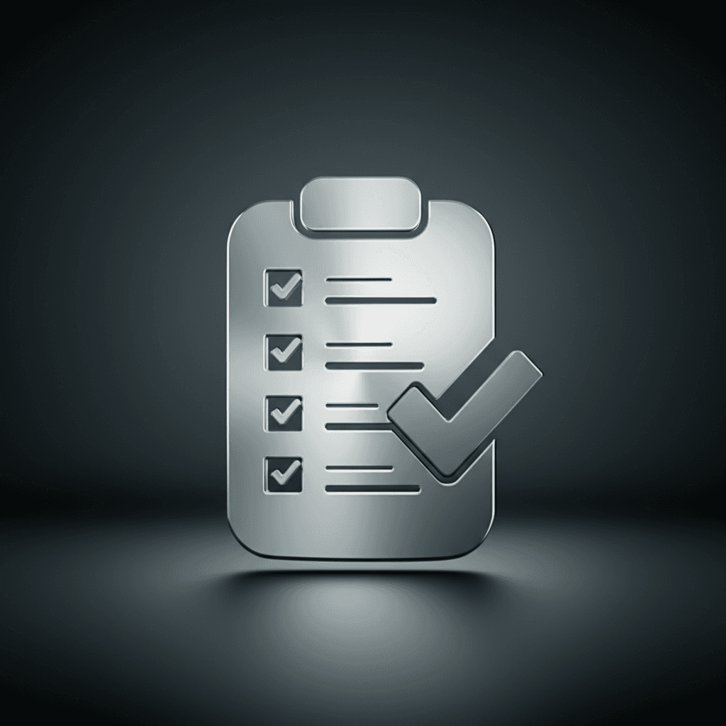 Content Briefs - An icon or graphic representing a completed checklist or a successfully launched rocket symbolizing