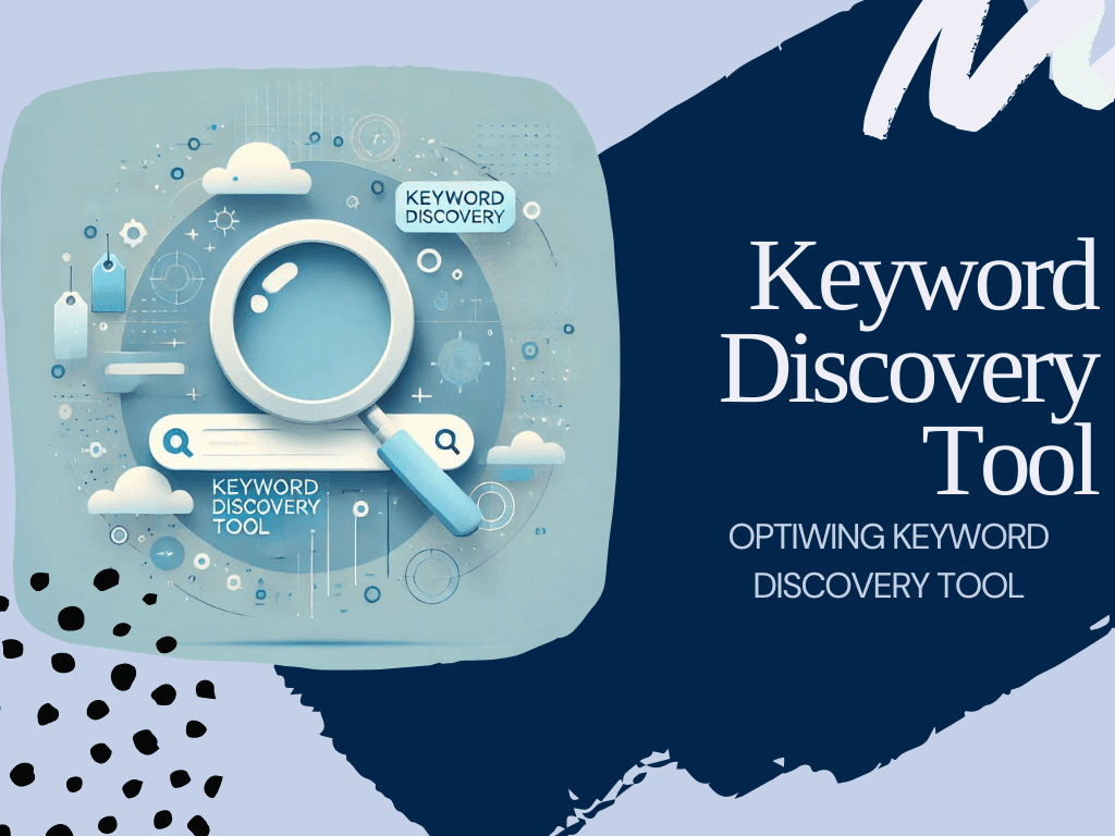 Optiwing keyword discovery results with search volumes for a niche topic